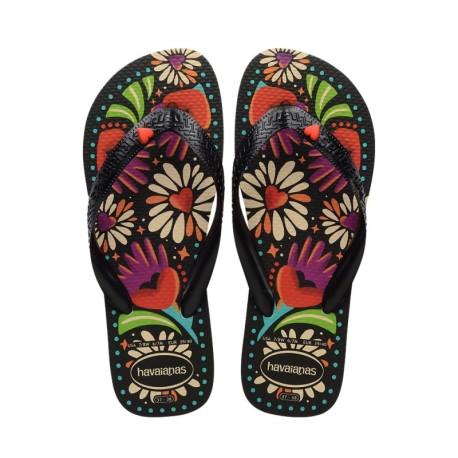 Havaianas Top Ginga Begonia Nero - Infradito Mare Donna