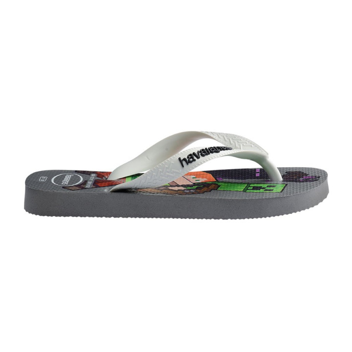 Havaianas Minecraft Grigio - Infradito Mare Bambino