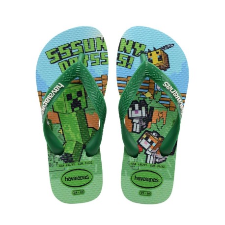 Havaianas Minecraft Verde - Infradito Mare Bambino