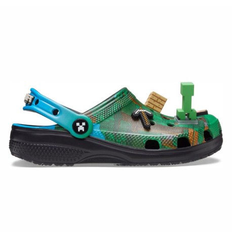 Crocs Glog Minecraft Verde - Sandalo Bambino