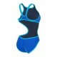 Arena Costume Intero Piscina Big Logo One Piece Neon Blu Donna