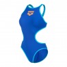 Arena Costume Intero Piscina Big Logo One Piece Neon Blu Donna