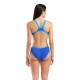 Arena Costume Intero Piscina Big Logo One Piece Neon Blu Donna