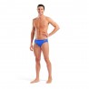 Arena Costume Intero Piscina Slip Team Solid Neon Blu Uomo