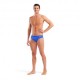 Arena Costume Intero Piscina Slip Team Solid Neon Blu Uomo