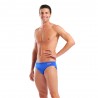 Arena Costume Intero Piscina Slip Team Solid Neon Blu Uomo