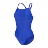 Arena Costume Intero Piscina Solid Light Drop Neon Blu Donna