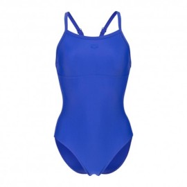 Arena Costume Intero Piscina Solid Light Drop Neon Blu Donna