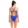 Arena Costume Intero Piscina Solid Light Drop Neon Blu Donna