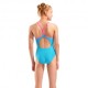 Arena Costume Intero Piscina Light Drop Solid Eyeblush Rosa Bambina