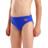 Arena Costume Intero Piscina Slip Dynamo Neon Blu Arancio Bambino
