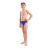 Arena Costume Intero Piscina Slip Dynamo Neon Blu Arancio Bambino