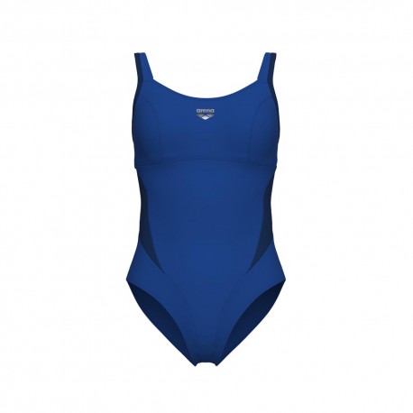 Arena Costume Intero Piscina Supportato Makimurax Bright Blu Donna