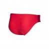Arena Costume Intero Piscina Slip Briefs Solid Rosso Turquoise Bambino