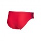 Arena Costume Intero Piscina Slip Briefs Solid Rosso Turquoise Bambino