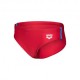 Arena Costume Intero Piscina Slip Briefs Solid Rosso Turquoise Bambino
