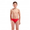 Arena Costume Intero Piscina Slip Briefs Solid Rosso Turquoise Bambino