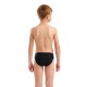 Arena Costume Intero Piscina Slip Briefs Solid Nero Giallo Bambino