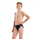 Arena Costume Intero Piscina Slip Briefs Solid Nero Giallo Bambino