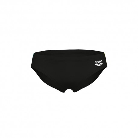 Arena Costume Intero Piscina Slip Briefs Solid Nero Giallo Bambino