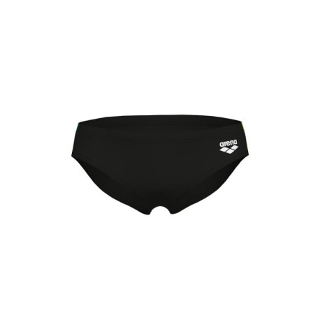 Arena Costume Intero Piscina Slip Briefs Solid Nero Giallo Bambino