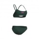 Arena Costume Intero Piscina Due Pezzi Piscina Bandeau Solid Dark Sage Donna
