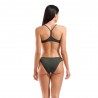 Arena Costume Intero Piscina Due Pezzi Piscina Bandeau Solid Dark Sage Donna
