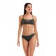 Arena Costume Intero Piscina Due Pezzi Piscina Bandeau Solid Dark Sage Donna