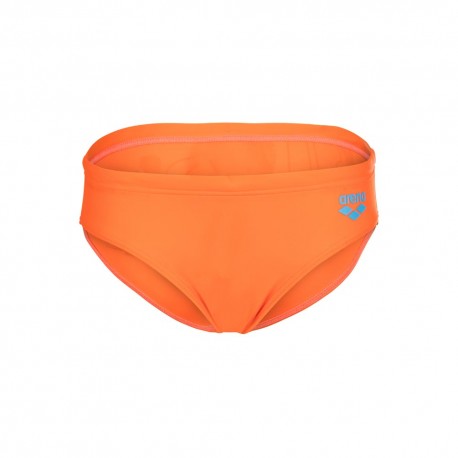 Arena Costume Intero Piscina Slip Tales Arancio Turquoise Bambino