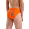 Arena Costume Intero Piscina Slip Tales Arancio Turquoise Bambino