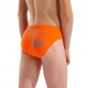 Arena Costume Intero Piscina Slip Tales Arancio Turquoise Bambino