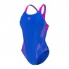 Arena Costume Intero Piscina Con Reggiseno Interno Lily Swim Pro Back Blu Fucsia Donna
