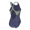 Arena Costume Intero Piscina Scratchy V Back Navy Sage Donna
