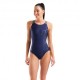 Arena Costume Intero Piscina Scratchy V Back Navy Sage Donna