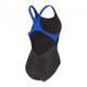 Arena Costume Intero Piscina Con Reggiseno Interno Light Swim Pro Back Nero Blu Donna