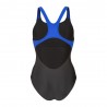 Arena Costume Intero Piscina Con Reggiseno Interno Light Swim Pro Back Nero Blu Donna