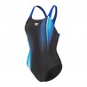 Arena Costume Intero Piscina Con Reggiseno Interno Light Swim Pro Back Nero Blu Donna