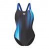 Arena Costume Intero Piscina Con Reggiseno Interno Light Swim Pro Back Nero Blu Donna