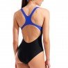 Arena Costume Intero Piscina Con Reggiseno Interno Light Swim Pro Back Nero Blu Donna