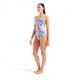 Arena Costume Intero Piscina Glass Light Drop Multi Bianco Donna
