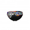 Arena Costume Intero Piscina Slip Lit Logo Fanta Back Nero Multi Uomo