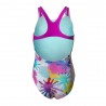 Arena Costume Intero Piscina Spraying Nero Water Bambina