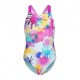 Arena Costume Intero Piscina Spraying Nero Water Bambina