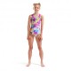 Arena Costume Intero Piscina Spraying Nero Water Bambina