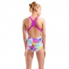 Arena Costume Intero Piscina Spraying Nero Water Bambina