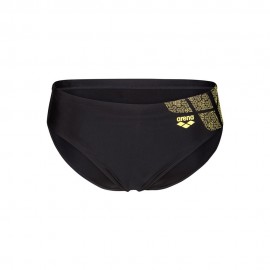 Arena Costume Intero Piscina Slip Kikko Nero Giallo Uomo