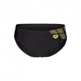 Arena Costume Intero Piscina Slip Kikko Nero Giallo Uomo