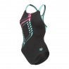 Arena Costume Intero Piscina Graphic Swim Pro Nero-Water Donna
