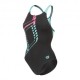 Arena Costume Intero Piscina Graphic Swim Pro Nero-Water Donna