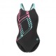 Arena Costume Intero Piscina Graphic Swim Pro Nero-Water Donna